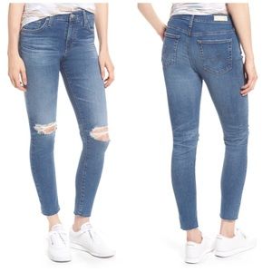 {AG} Farrah High Rise Skinny - 13 Years Saltwater
